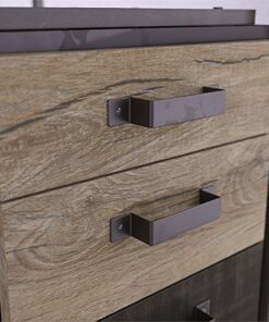 Bush Furniture Office Suite Desk with Mobile File Cabinet 10 51FXxQEsF0L