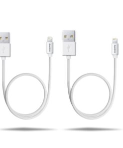 Alternative view of Avantree [Apple MFi Certified 2 Pack iPhone Cable Short, Apple Lightning Cable 1ft for iPhone X, 8, 7, 6s, 6, 6 Plus, 5 iPod iPad, High Speed Data Sync and Charge Cable - White