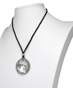 Pewter Pentacle of the Moon Talisman Pendant from The Key of Solomon 12 51Fc8lwCarL