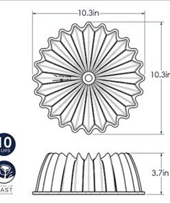 Nordic Ware Brilliance Bundt Pan Gold 38 51FgbNEKa0L