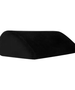 Amazon Basics Under Desk Foam Foot Rest with Washable Cover Comfortable Foot Stool for Home and Office, Black, 5.1 x 10.2 x 17.3 Inch 18 51Fll1XzbLL