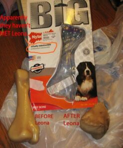 Nylabone Power Chew Knuckle Bone Big Dog Chew Toy Knuckle Chicken XX-Large/Monster (1 Count) XX-Large/Monster (1 Count) Natural 38 51FmJmfLAhL