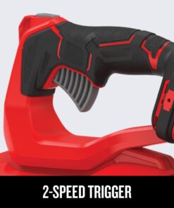 CRAFTSMAN 20V MAX Cordless Leaf Blower, Battery & Charger Included (CMCBL720M1) Red w/4Ah Battery 11 51FzNFyoMwL