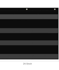 Alternative view of REGELETO Class Jobs Pocket Chart with 70 Colorful Dry Erase Cards and 3 Hooks,Class Management Educational Pocket Chart Teacher's Helper Size: 24.5”x21.8”inch Bulletin Board for Classroom (Black) 16-Pockets