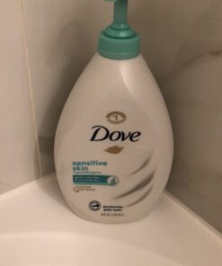 Dove Body Wash with Pump Sensitive Skin Hypoallergenic, Paraben-Free, Sulfate-Free, Cruelty-Free, Moisturizing Skin Cleanser Effectively Washes Away Bacteria While Nourishing Skin 30.6 oz Unscented 30.6 Fl Oz (Pack of 1) 36 51G4qpP5I0L