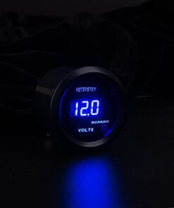 HOTSYSTEM Electronic Voltmeter Voltage Volt Gauge Meter Blue Digital LED 2inches 52mm for Car Vehicle Auto 15 51G66RYR4oL