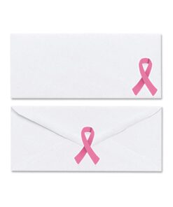 Alternative view of Pink Ribbon Stickers | Breast Cancer Awareness Decals Stickers 50 Pack