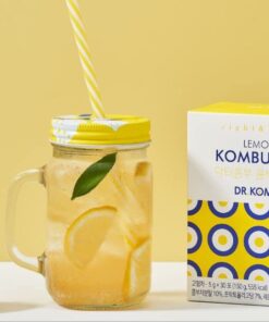KOMBUCHA Lemon Kombucha Tea, 30 sticks x 5 grams, Zero Sugar, Sparkling Fermented Powdered Mix, Live Probiotics & Prebiotics, Healthy Drinks, Product of Korea 47 51G9JbSXElL