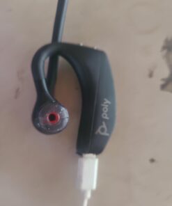 Poly Voyager 5200 Wireless Headset (Plantronics) - Single-Ear Bluetooth Headset w/Noise-Canceling Mic - Ergonomic Design - Voice Controls - Lightweight - Connect to Mobile/Tablet via Bluetooth 31 51GAxmtdgNL