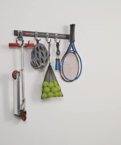 Rubbermaid FastTrack Garage Storage Utility Hooks, All in One Rail Hook Kit and Tool Organizer, 6 Piece, Heavy Duty for Wall/Shed/Garden Garden 21 51GGkimPJIL