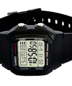 Casio Men's W800H-1AV Classic Sport Watch with Black Band 21 51GPGAbEDYL