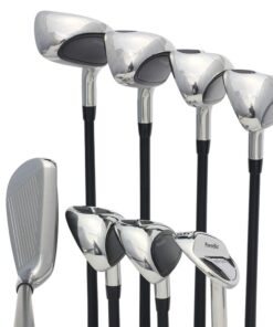 Men’s Powerbilt Golf EX-550 Hybrid Iron Set, which Includes: #4, 5, 6, 7, 8, 9, PW +SW Senior Flex Right Handed New Utility “A” Flex Club 16 51GRJmR6WxL
