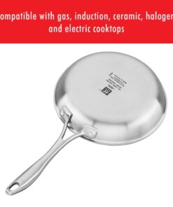 ZWILLING Spirit 3-ply 10-pc Stainless Steel Ceramic Nonstick Pots and Pans Set, Dutch Oven, Fry Pan 10-pc Ceramic 22 51GSctytf0L