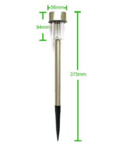 NEWOTE 10pcs Blue LED Outdoor Steel Garden Solar Powered Landscape Light Lamp 10 10 51GSegs01BL