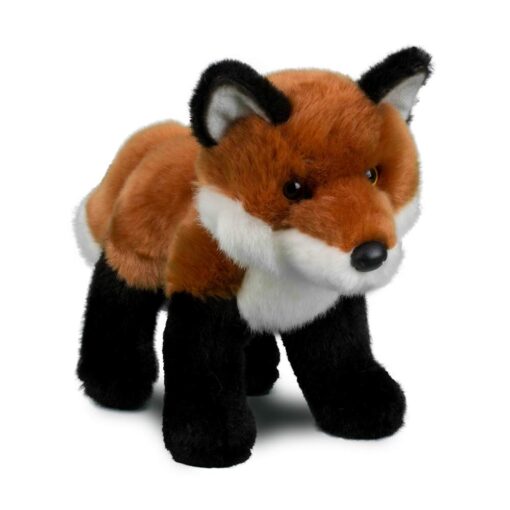 Douglas Bushy Red Fox Plush Stuffed Animal Russet / Black / White