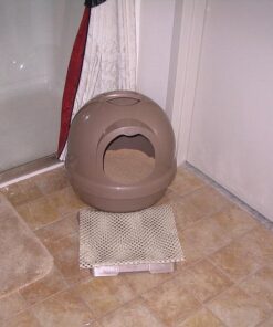 Petmate Booda Dome Cat Litter Box for Indoor Cats , Titanium, Made in USA One Size 37 51GUKrEENIL