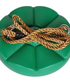 Disk Seat Swing Daisy Disc Monkey Swing Rope Tree Swing by Summersdream (Green) Green 9 51Ga2FeB84L