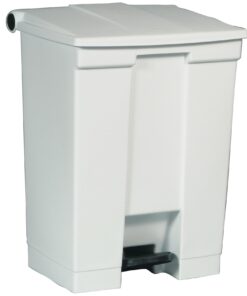 Alternative view of Rubbermaid Commercial Products Legacy Step-On Trash Can, 18-Gallon, White, Hands-Free Garbage Can for Medical Waste in Hospitals/Lab/Emergency/Patient Rooms 18G Trash Can, 18GL, White