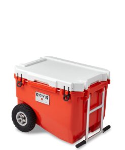 RovR RollR 60 Rolling Cooler - The Perfect Ice Chest with Wheels and Handle for Outdoor Adventures and On-The-Go Refreshments Desert 6 51GehGx9nzL
