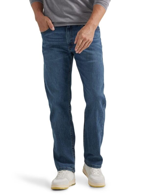 Wrangler Authentics Men's Regular Fit Comfort Flex Waist Jean 36W x 29L Blue Ocean