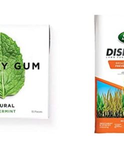 Simply Gum | Peppermint | Pack of Six (90 Pieces Total) | Plastic Free + Aspartame Free + non GMO 33 51Gknj6encL 1