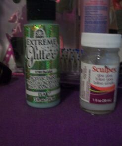 Sculpey® Gloss Glaze, Non Toxic, 1 fl oz. bottle with precise flow twist cap. Will add a glossy finish to your baked polymer oven-bake clay creations! 1-Ounce 22 51GrQDZKDfL