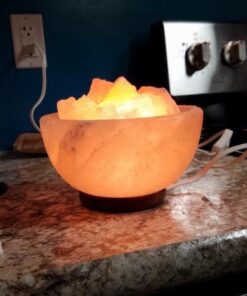 IndusClassic LFB-04 Fire Bowl Himalayan Pink Crystal Rock Salt Lamp 6~9 lbs with Dimmer Control Switch, Quality Gift Packaging 30 51GvokBlTOL 1