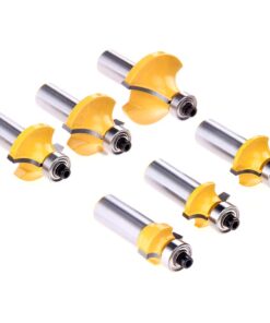 Yakamoz 6Pcs 1/2 Inch Shank Round-Over Router Bits Corner Rounding Edge-Forming Roundover Beading Router Bit Set 11 51GzjXS9rSL