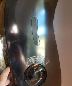 Kimberly-Clark Professional™ Sanitouch Manual Hard Roll Towel Dispenser (09996), Black, for Hard Roll Towels with a 1.75" core, 12.63" x 16.13" x 10.2" (Qty 1) 26 51H19ZyYUXL