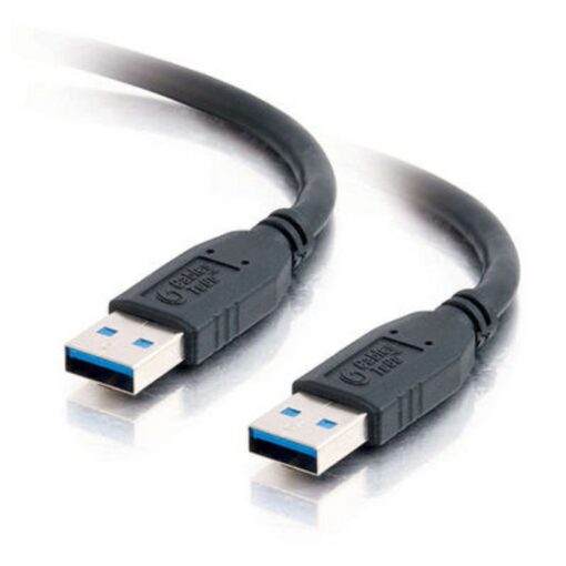 C2G Legrand USB Short Extension Cable, USB A to A Cable, Black Plug and Play Cable, 1 Meter (3.3 Feet) USB Extension Cable, 1 Count, C2G 54170 USB A Male to A Male 3.3 Feet