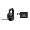 JBL Quantum 350 - Wireless PC Gaming Headset with Detachable Boom mic & Go 3: Portable Speaker with Bluetooth, Built-in Battery, Waterproof and Dustproof Feature - Black Headset + Speaker, Go 3 61 51H25CVDx4L