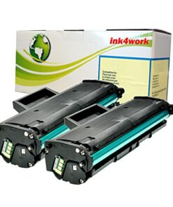 INK4WORK Compatible Toner Cartridge Replacement For Samsung MLT-D111S (111S) to use with Xpress M2022 M2020W 2070FW M2071 Printer (2-Pack)