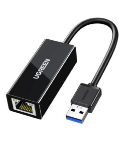 UGREEN USB to Ethernet Adapter for Laptop PC Gigabit USB 3.0 to 10 100 1000 Mbps Network Adapter USB A to RJ45 Wired LAN Adapter Compatible with Nintendo Switch MacBook Mac Mini Windows macOS Linux Black 37 51H6bsvGktL