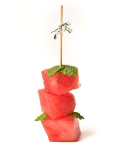 Horse Racing Cocktail Picks! The Perfect Horse Jockey Skewers for Burgers, Grilling, Sandwiches, or any Delicious Appetizer! Biodegradable Bamboo Drink Cocktail Drink Stirrers! - 100ct 16 51HAdirWGdL