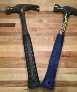 ESTWING Hammer - 16 oz Straight Rip Claw with Smooth Face & Shock Reduction Grip - E3-16S 16 oz (Ounces) 19 51HCLDCfoDL