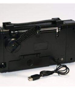 topAlert Emergency Solar Hand Crank Dynamo AM/FM/NOAA Weather Radio, Flashlight, Reading LED Light, Cell Phone Charger w/USB Adaptor 11 51HDw73HAJL