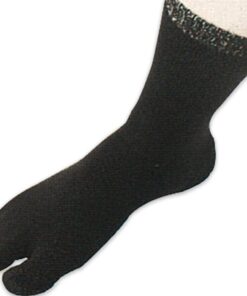 Alternative view of BladesUSA - 2703 - Tabi Socks - One Size Fits All - 100% Nylon - Perfect for Ninja Boots, Imported from Taiwan, Sold as Pair - Self Defense, Training, Safe, Easy, Fun, Cosplay, Martial Arts.,Black