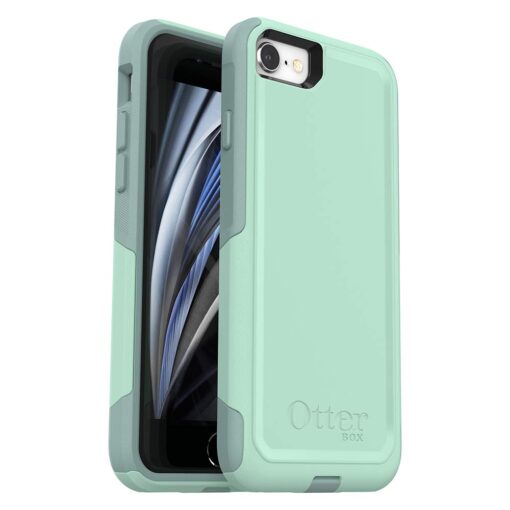 OtterBox iPhone SE 3rd & 2nd Gen, iPhone 8 & iPhone 7 (not compatible with Plus sized models) Commuter Series Case - OCEAN WAY (AQUA SAIL/AQUIFER), slim & tough, pocket-friendly, with port protection Ocean Way (FFP)