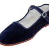 Shoes 18 Womens Cotton China Doll Mary Jane Shoes Ballerina Ballet Flats Shoes 7 118 Navy Micro 32 51HaAiEdgJL 2