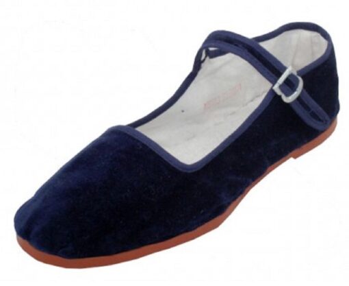 Shoes 18 Womens Cotton China Doll Mary Jane Shoes Ballerina Ballet Flats Shoes 7 118 Navy Micro