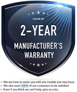 Kensun AC/DC Power Supply Portable Air Compressor Pump with Analog Display to 100 PSI for Home (110V) and Car (12V), Tire Inflator with Adaptors for Cars, Trucks, Bicycles, Balls 17 51Hdj4dGB9L