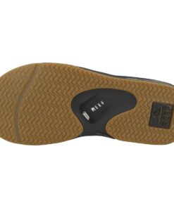 Reef Men's Fanning Flip-Flop 8 Black/Silver 9 51HeTwlORpS