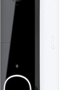 Arlo Video Doorbell 2K (2nd Generation) – Battery Operated or Wired Doorbell, Smart Wi-Fi, Two-Way Audio, Night Vision, Security Camera, Surveillance, White – AVD4001 59 51HeftYtd7L
