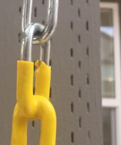 Jungle Gym Kingdom Swing for Outdoor Swing Set - Pack of 1 Swing Seat Replacement Kit with Heavy Duty Chains - Backyard Swingset Playground Accessories for Kids (Green) Green, 1 Pack Standard 37 51Hf1PEgGOL