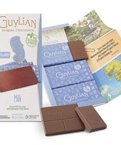Alternative view of Guylian Milk Chocolate No-Sugar Added Bar, 3.5-Ounce Boxes (Pack of 24)