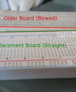 ELEGOO 3pcs Breadboard 830 Point Solderless Prototype PCB Board Kit for Arduino Proto Shield Distribution Connecting Blocks 1)830*3 34 51Hh7D13oZL