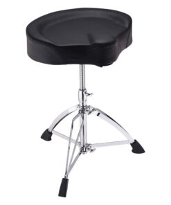 AW Saddle Drum Throne Drummer Stool Round Seat Chair Adjustable Height Folding Stand Percussion Hardware Large 8 51HhcecRF1L