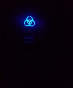 MicTuning MIC-LSZ1, 5 Pin Zombie Rocker Switch On-Off LED Light 20A 12V, Blue 36 51HisFzm2L