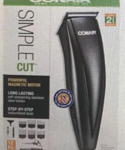 ConairMAN Simple Cut, Hair Clippers for Men, 12-piece Home Hair Cutting Kit 35 51HlpunJd4L