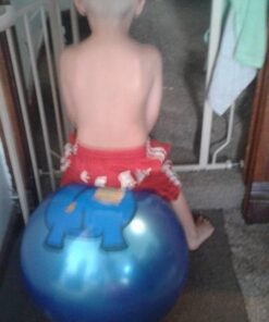 WALIKI Hopper Ball for Kids| Hippity Hop | Jumping Hopping Therapy Ball | Birthday Gift | Blue | Ages: 3-6 | 18"/45CM Ages: 3-6 (18"/45CM) 34 51HmWi6l7mL